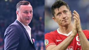 Tomasz Hajto i Robert Lewandowski