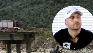 Powódź w Grecji. Kajetan Kajetanowicz w takich warunkach przygotowujen się do startu w Rajdzie Akropolu