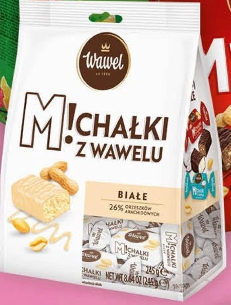 Wawel Michałki z Wawelu Cukierki białe 245 g
