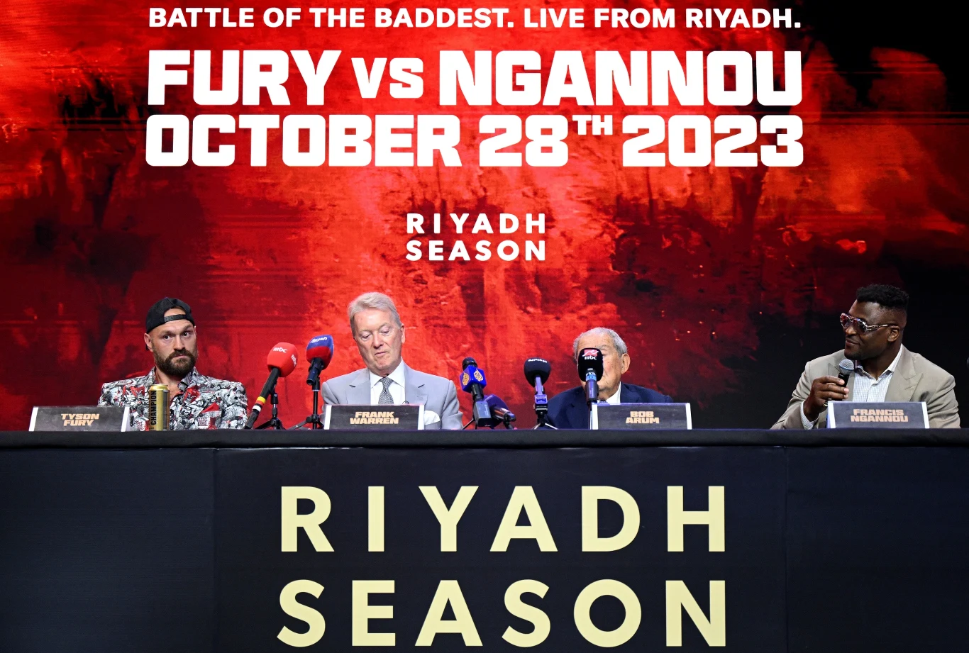 Walka Tysona Fury'ego z Francisem Ngannou odbędzie się w Rijadzie