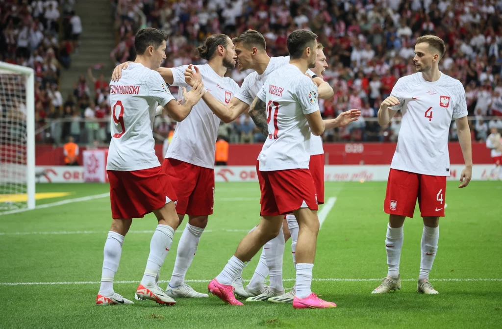 Radość reprezentantów Polski Radość reprezentantów Polski