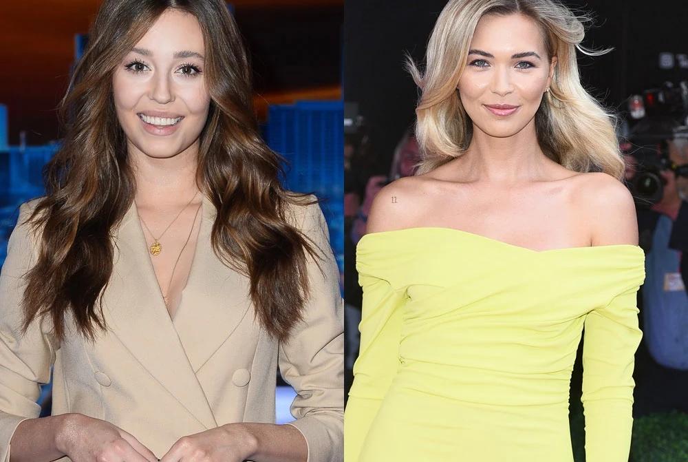 Izabella Krzan (L) i Sandra Kubicka (P)