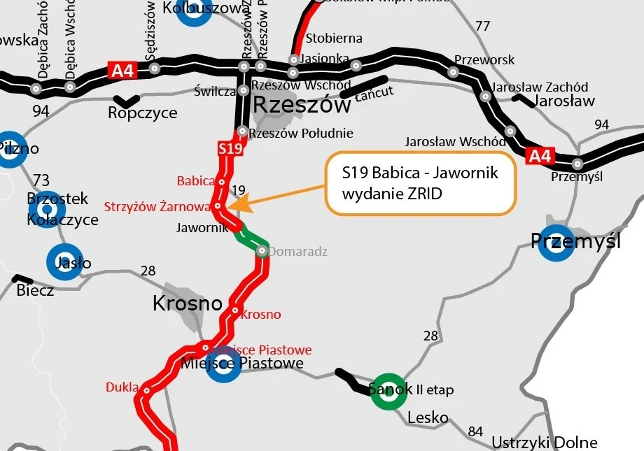 Ruszyły prace na liczącym ponad 11 km odcinku Babica - Jawornik. Ruszyły prace na liczącym ponad 11 km odcinku Babica - Jawornik.