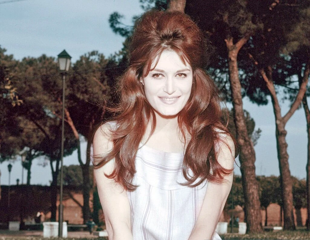 Dalida w Rzymie w 1950 r.