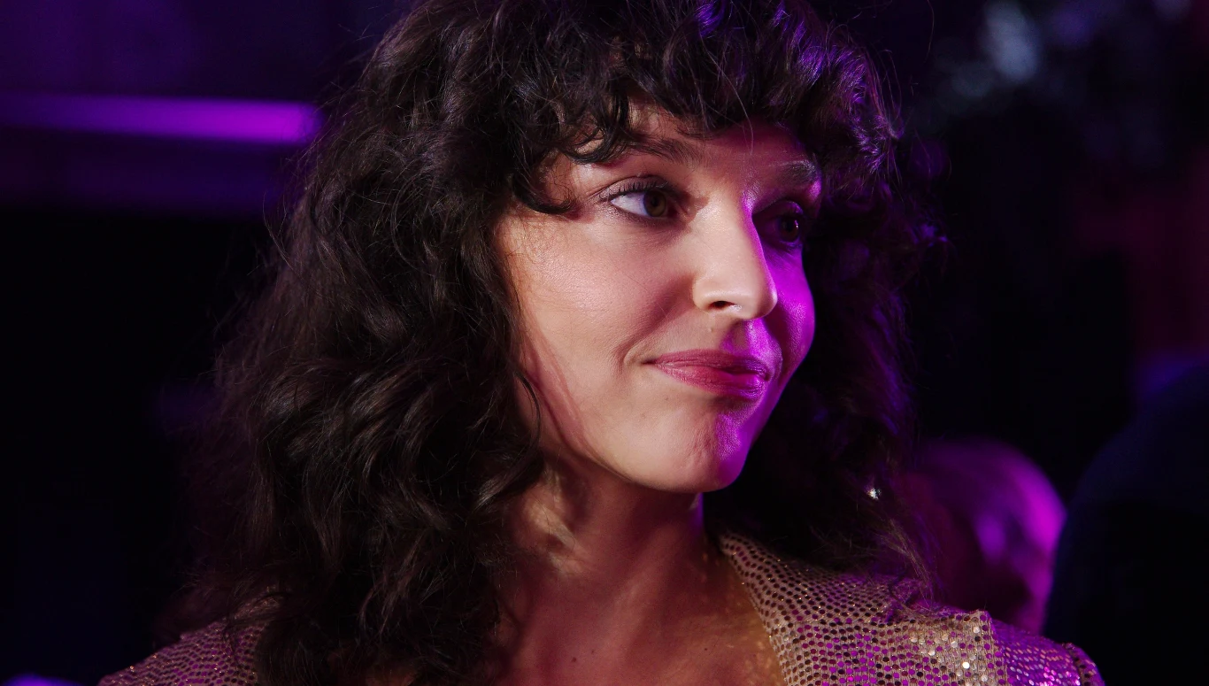 Maria Dębska na pokazie Deni Cler Maria Dębska na pokazie Deni Cler