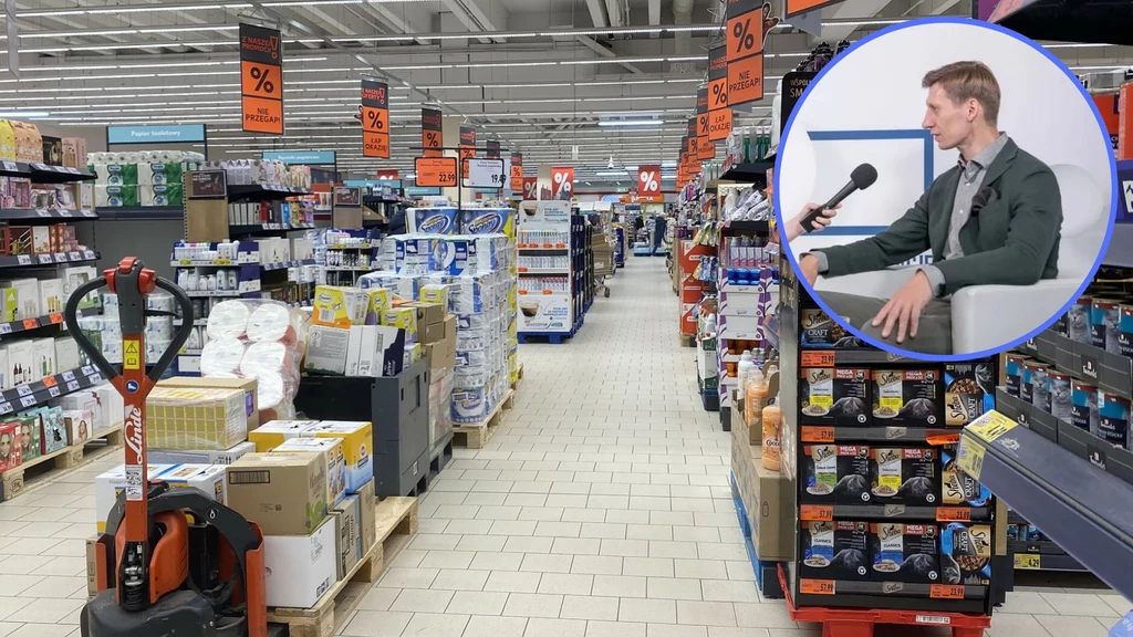 Marcin Łojewski z Kaufland Polska wskazuje, że już dziś ponad 90 proc. produktów w sklepach pochodzi z Polski