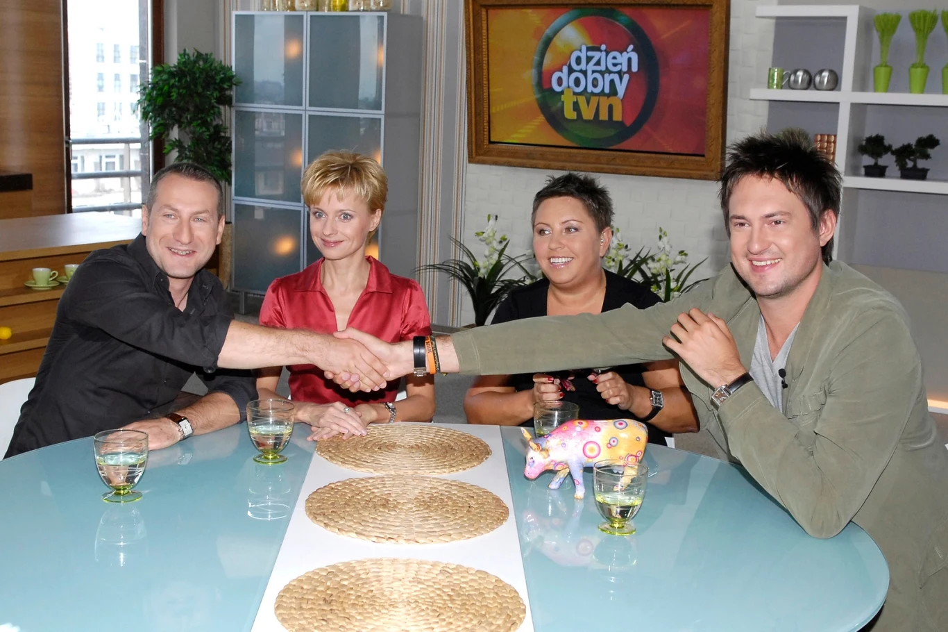 Wojciech Jagielski, Jolanta Pieńkowska, Dorota Wellman i Marcin Prokop Wojciech Jagielski, Jolanta Pieńkowska, Dorota Wellman i Marcin Prokop