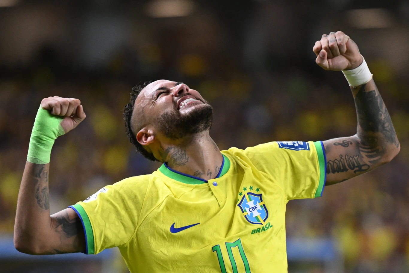Neymar w meczu Brazylii z Boliwią Neymar w meczu Brazylii z Boliwią