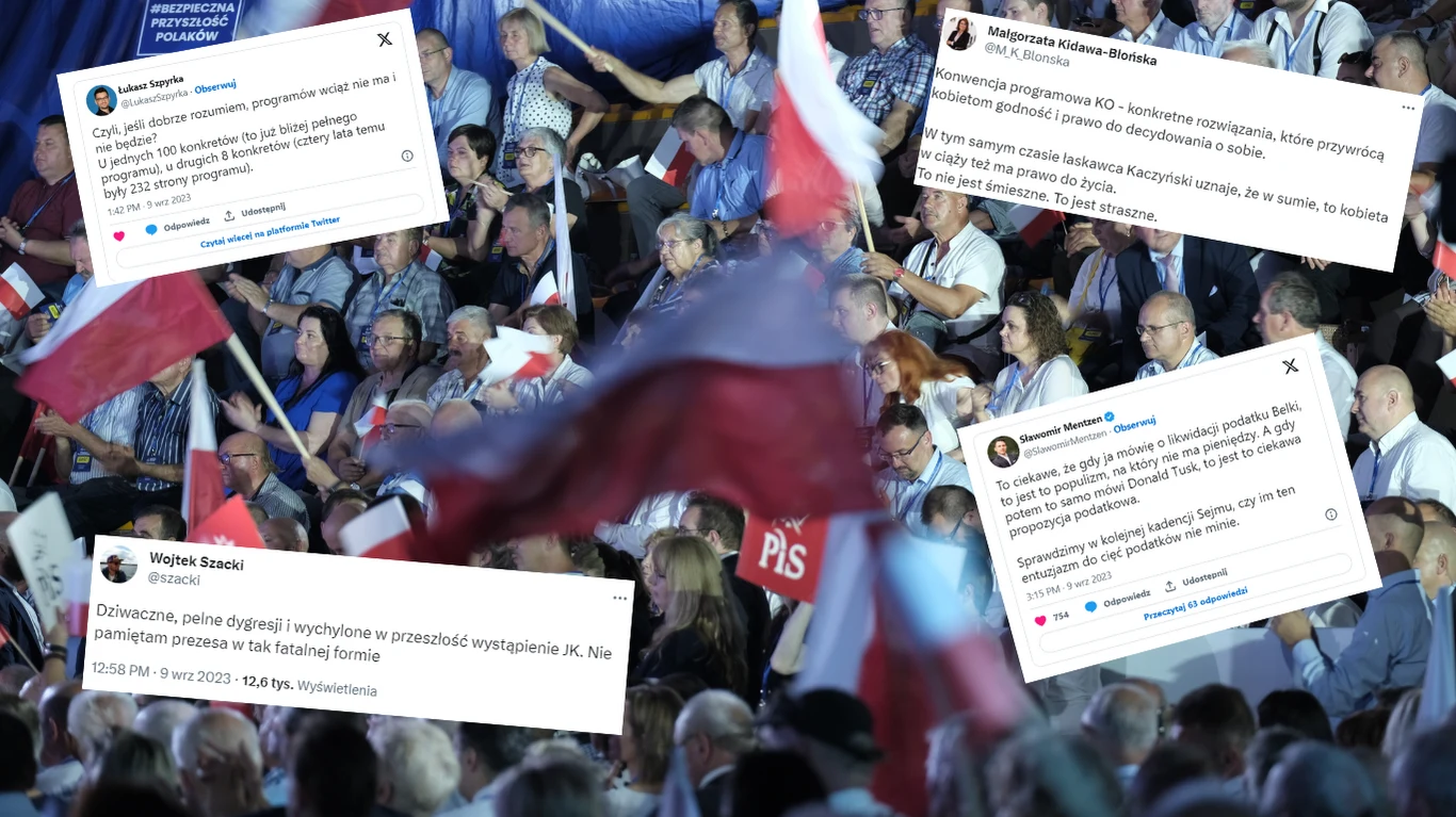 Lawina komentarzy po konwencjach wyborczych partii politycznych Lawina komentarzy po konwencjach wyborczych partii politycznych