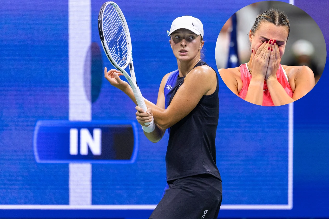 Iga Świątek i Aryna Sabalenka