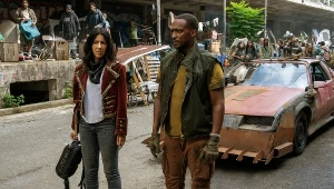 Anthony Mackie (P) w serialu "Twisted Metal"