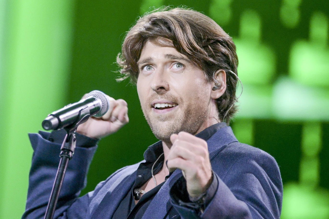 Michał Sołtan podczas festiwalu w Opolu Michał Sołtan podczas festiwalu w Opolu