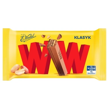E. Wedel WW Mleczna czekolada & krem orzechowy 47 g - 0