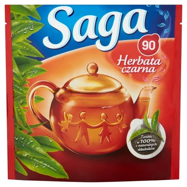 Saga Herbata czarna 126 g (90 torebek) - 0
