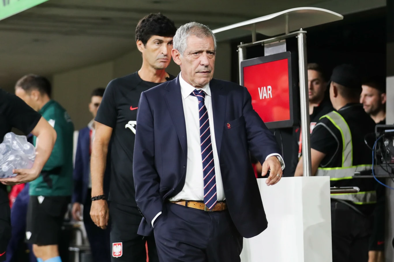 Fernando Santos, mecz Albania - Polska