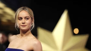 Brie Larson w czasie premiery filmu "Kapitan Marvel"
