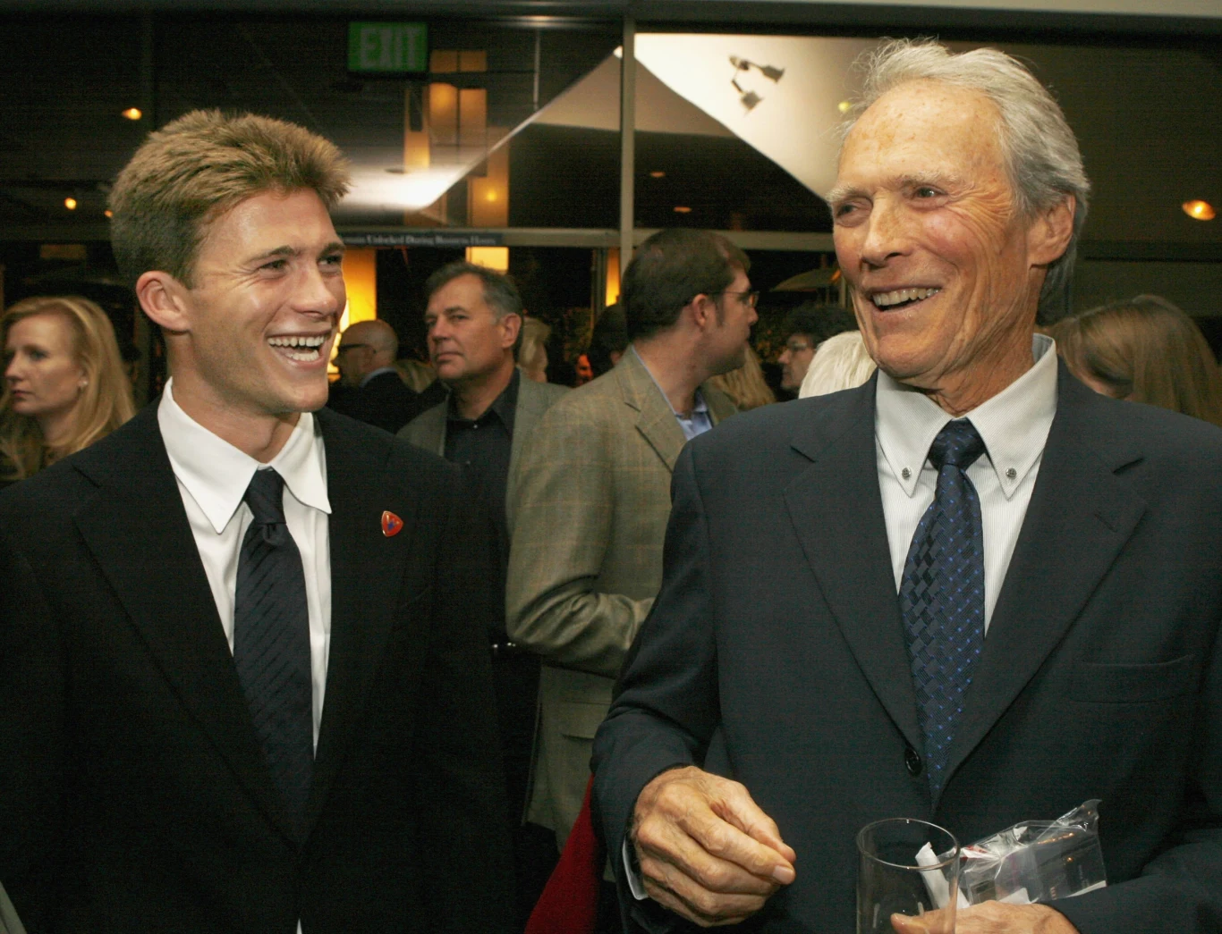 Scott Eastwood u boku ojca w 2006 roku