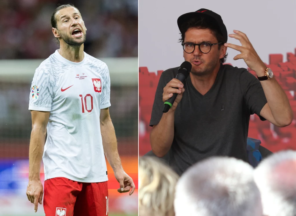 Na zdjęciu reprezentant Polski Grzegorz Krychowiak oraz Kuba Wojewódzki Na zdjęciu reprezentant Polski Grzegorz Krychowiak oraz Kuba Wojewódzki