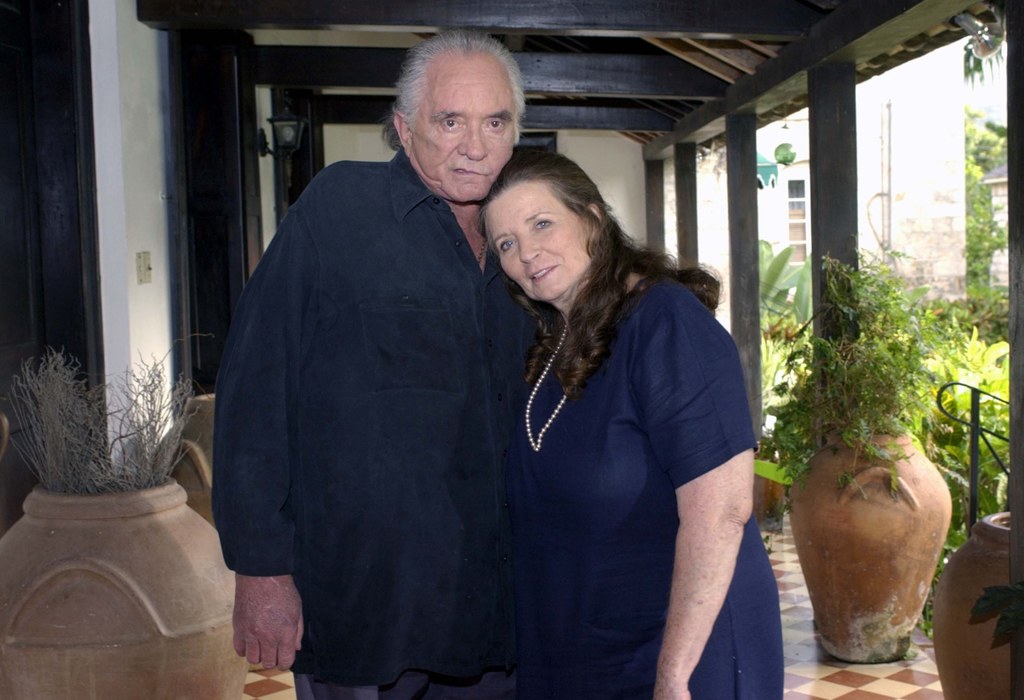 Johnny Cash ze swoją żoną June Carter