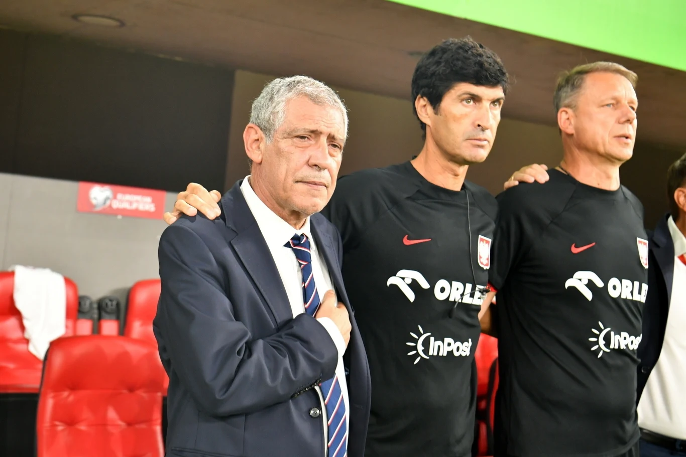 Fernando Santos (pierwszy z lewej)