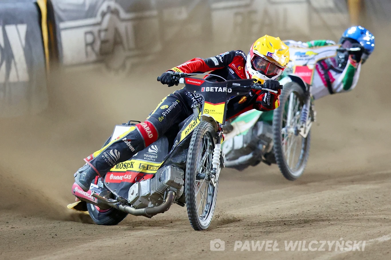 Maciej Janowski w walce o ligowe punkty Maciej Janowski w walce o ligowe punkty