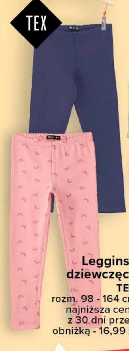 Legginsy dziewczęce TEX