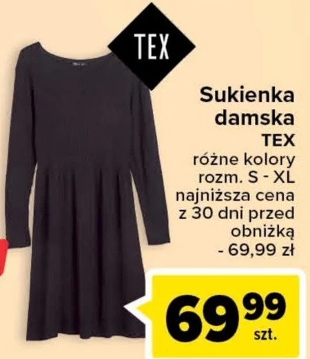 Sukienka damska TEX