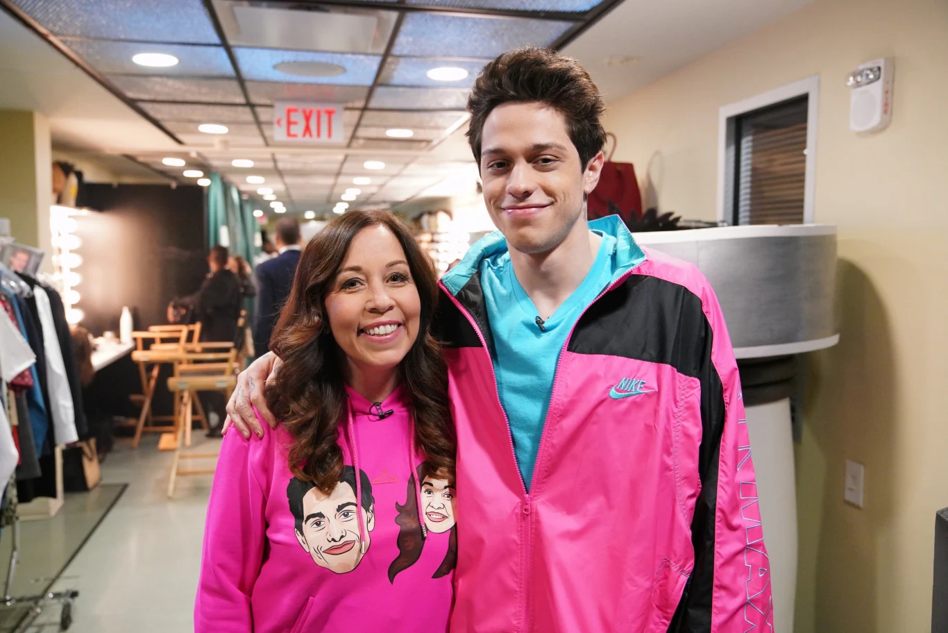 Pete Davidson ze swoją matką Amy