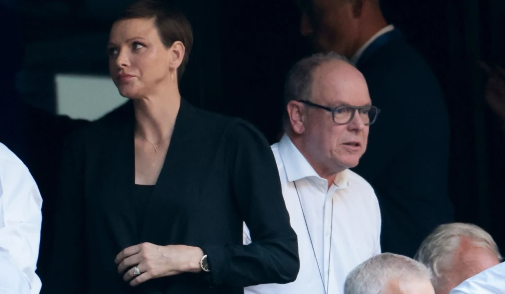 Księżna Charlene i książę Albert