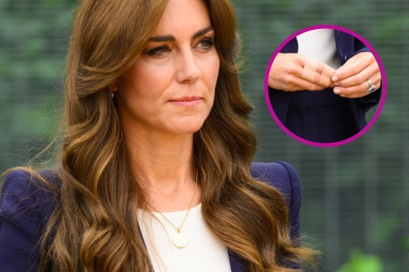 Księżna Kate z plastrami na palcach Księżna Kate z plastrami na palcach