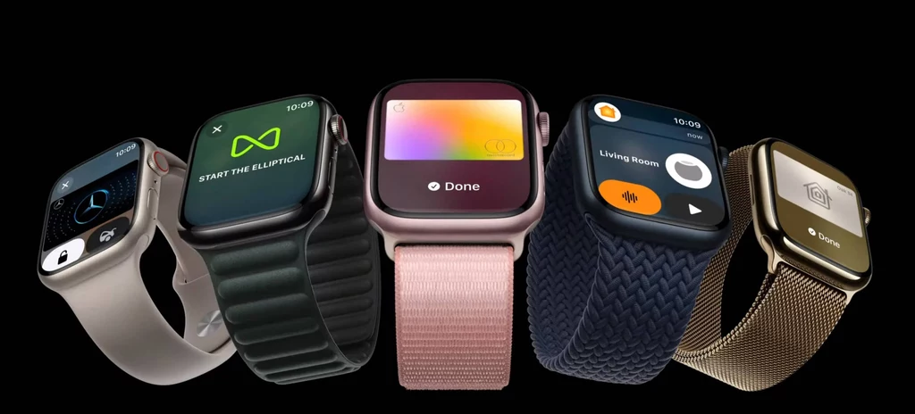 Apple Watch Series 9 podczas konferencji Apple. / screen