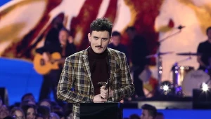 Dawid Podsiadło podczas gali rozdania Fryderyków w 2019 r.