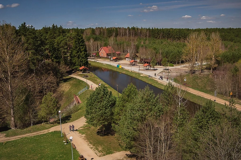 Akwedukt w Fojutowie. Wielki Kanał Brdy nad Czerską Strugą 