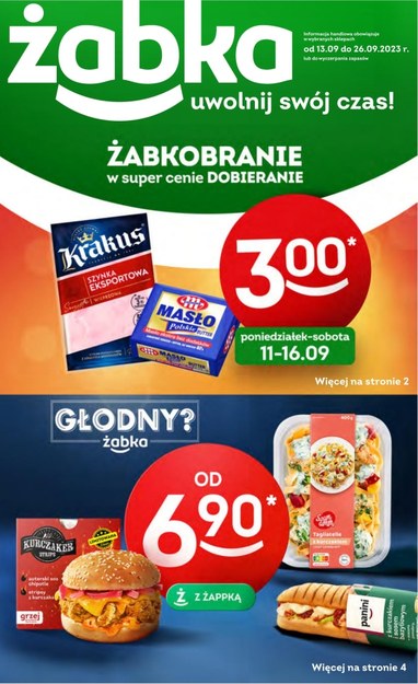Żabkobranie w w super cenie 