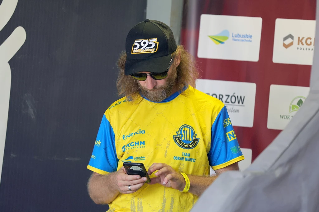 Adam Skórnicki w koszulce Stali Gorzów. Adam Skórnicki w koszulce Stali Gorzów.