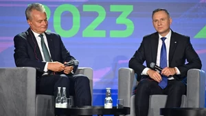 Prezydent Andrzej Duda i prezydent Litwy Gitanas Nauseda