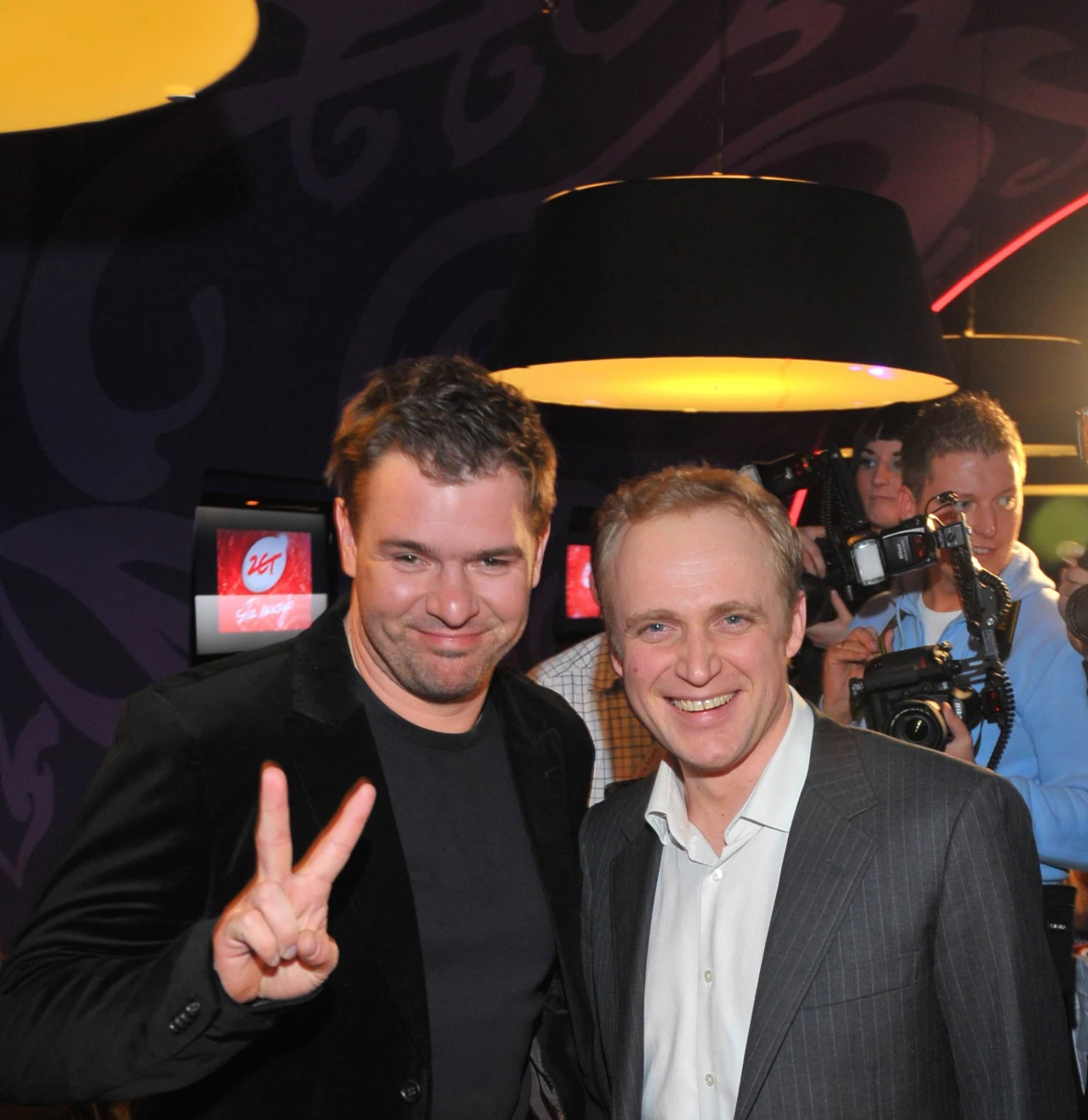 Tomasz Karolak i Piotr Adamczyk Tomasz Karolak i Piotr Adamczyk