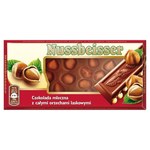 Nussbeisser Czekolada mleczna z całymi orzechami laskowymi 100 g