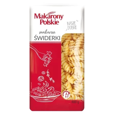 Makarony Polskie Makron świderki 400 g - 0