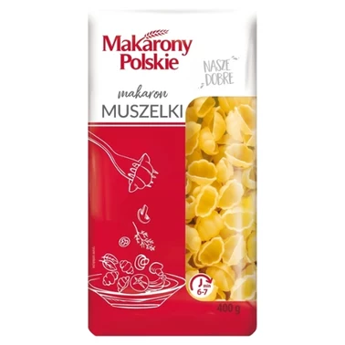 Makarony Polskie Makaron muszelki 400 g - 0