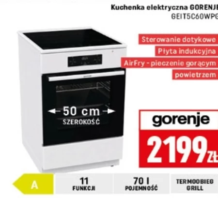 Kuchenka elektryczna Gorenje