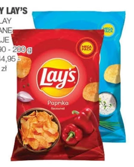 Lay's Chipsy ziemniaczane o smaku papryki 250 g