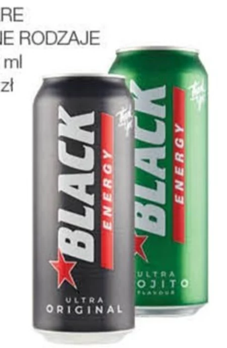 Black Energy Gazowany napój energetyzujący 500 ml