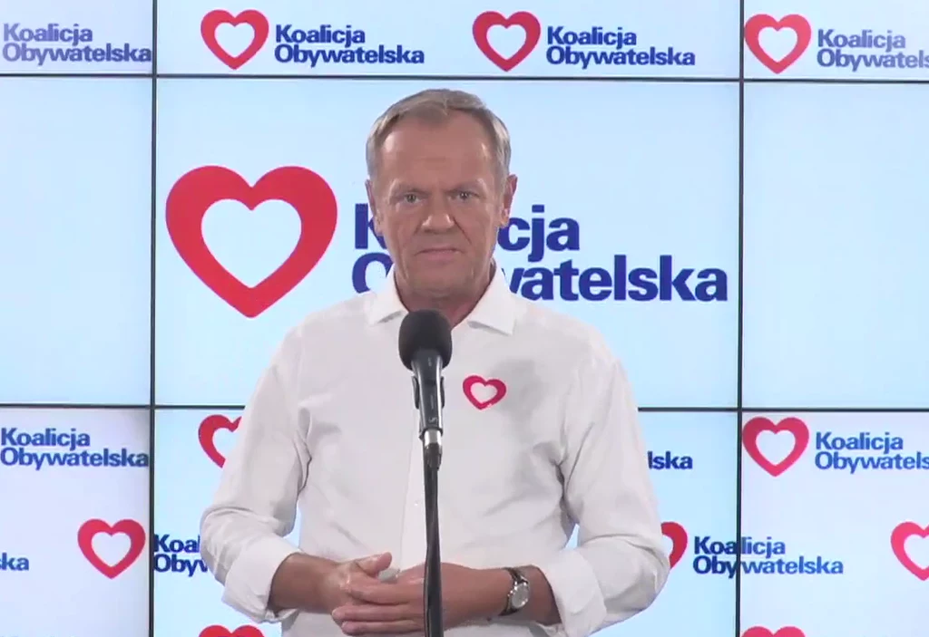 Donald Tusk podczas konferencji Donald Tusk podczas konferencji