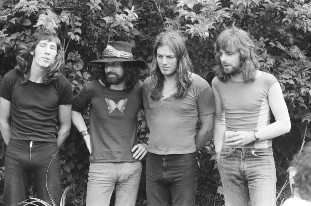 Pink Floyd w 1971 r. - od lewej: Roger Waters, Nick Mason, David Gilmour i Richard Wright