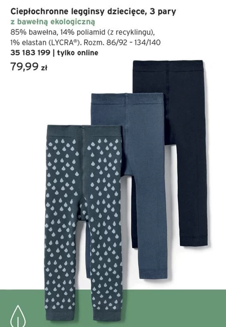 Legginsy dziecięce Tchibo