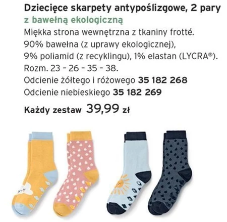 Skarpety dziecięce Tchibo