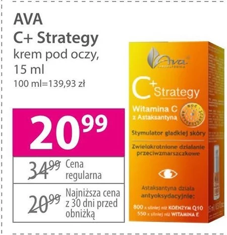 Krem pod oczy Ava