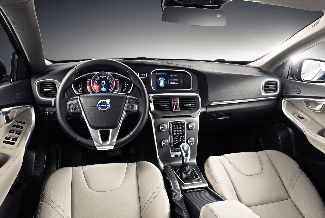 Klasyczny dla Volvo układ przycisków i dobre materiały – oto kabina V40 Klasyczny dla Volvo układ przycisków i dobre materiały – oto kabina V40