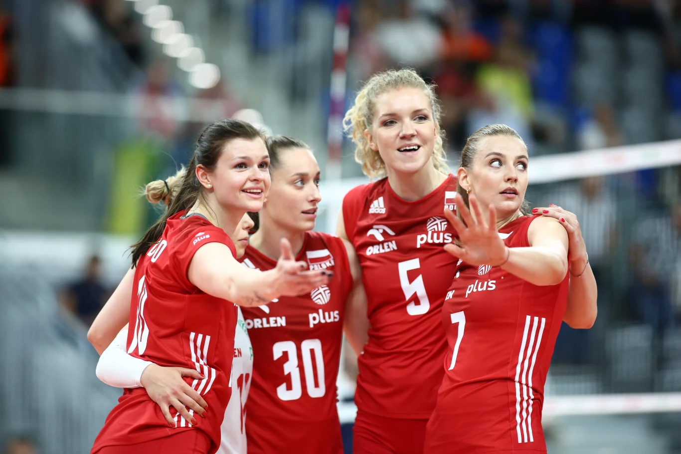 Agnieszka Korneluk i polskie siatkarki